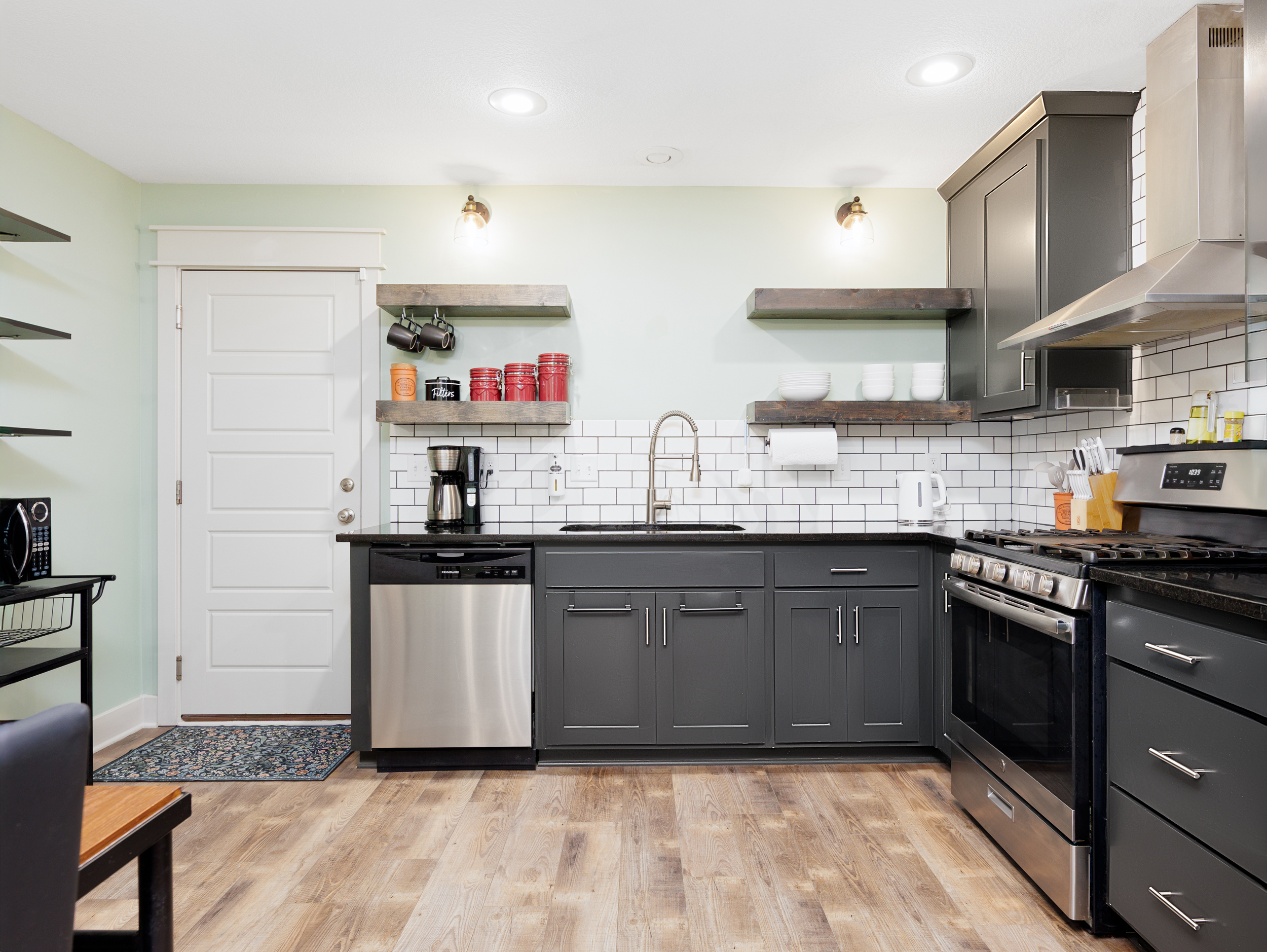 Thoughtfully stocked kitchen designed for everyday cooking.