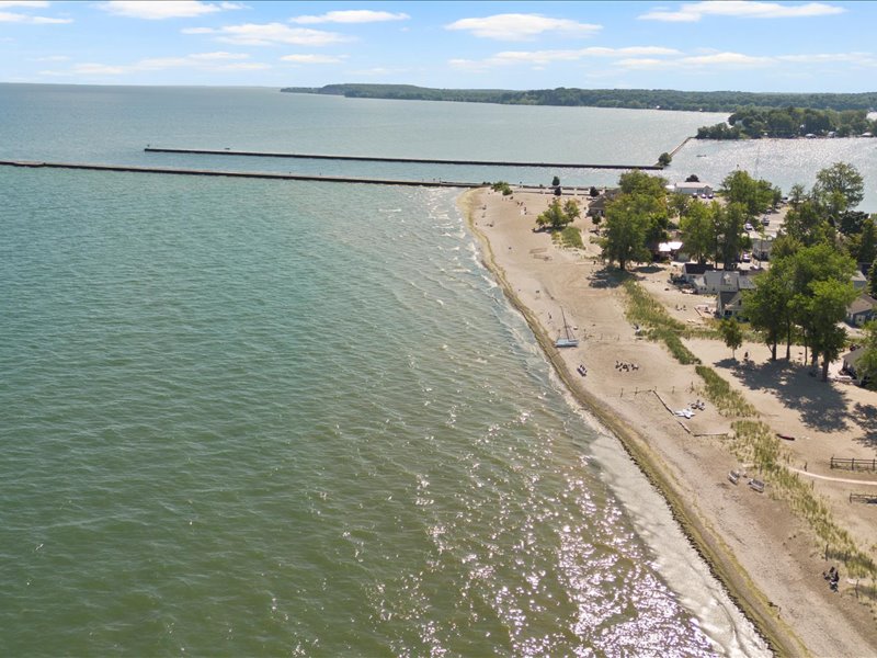 Enjoy a walk on the beach and down the fishing pier with lighthouse