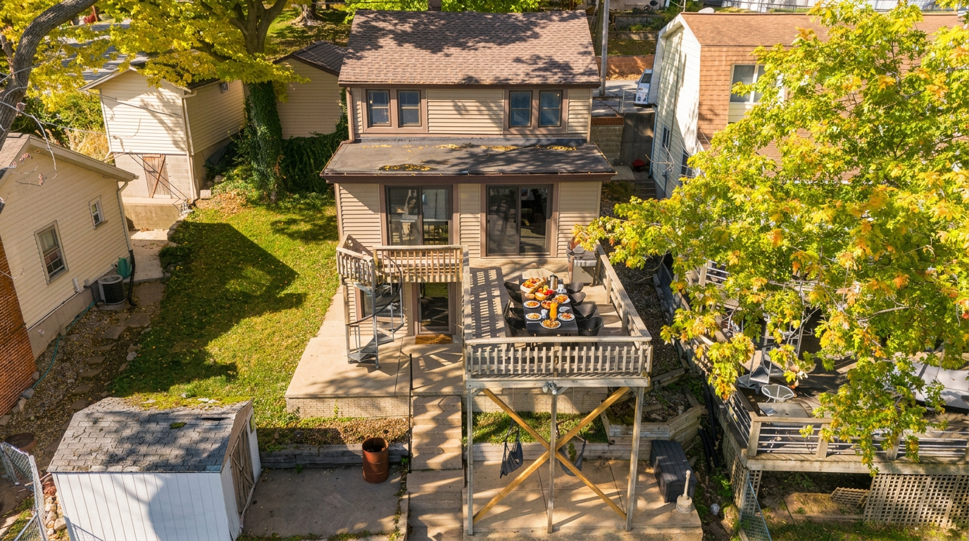 Drone View | Lake Shore Cottage
