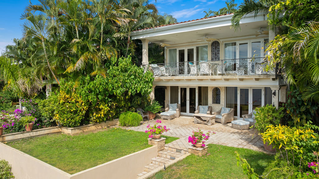 Enjoy the ocean views from the backyard