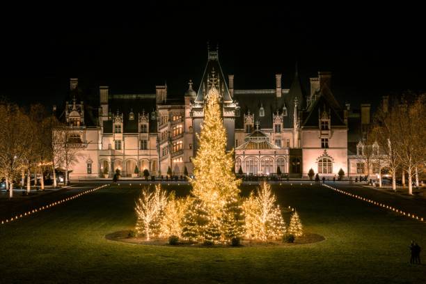 ✨ Step into a winter wonderland! ✨ Experience the magic of Biltmore at Christmas — twinkling lights, festive décor, and holiday cheer around every corner. 🎄🏰