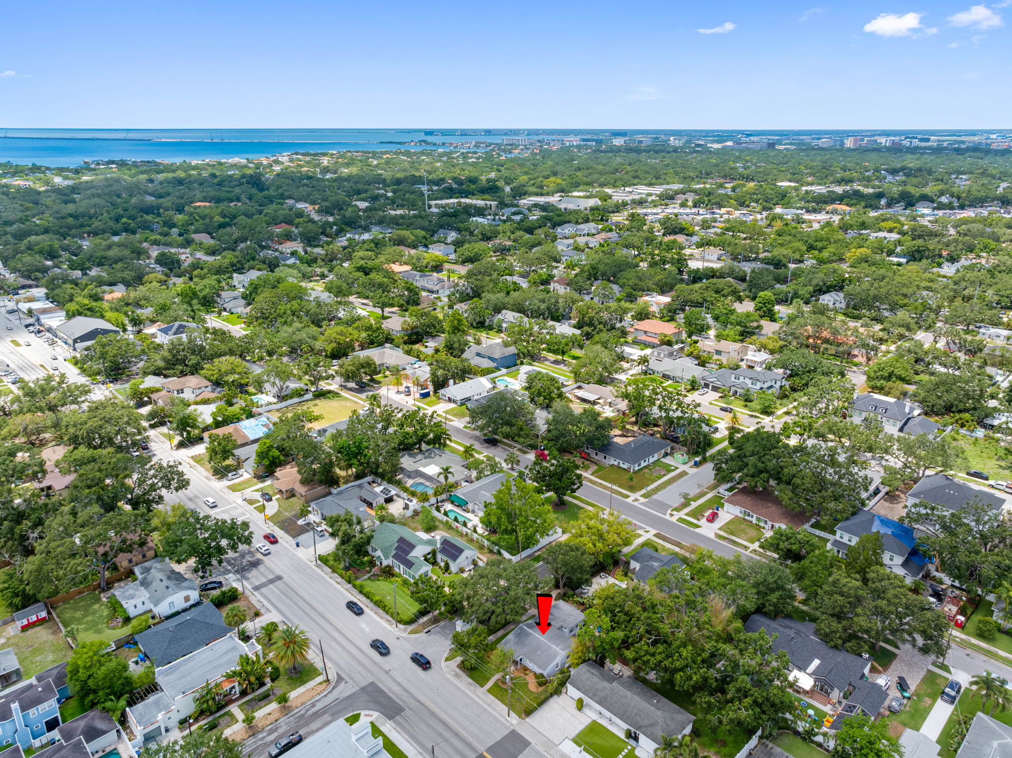 Aerial View of the Neighborhood