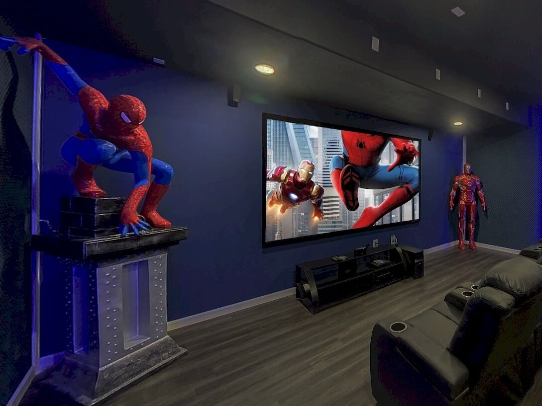 Welcome To GOAT House!  In Home Movie Theater