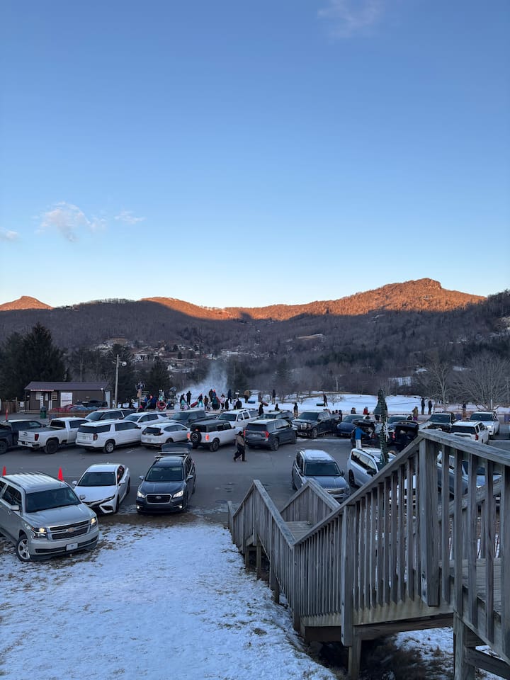 Just a short walk to the tubing runs.  This is located on the golf coarse.  Tickets will need to be purchased online. 