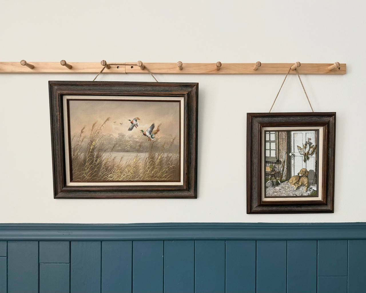Vintage lake house artwork