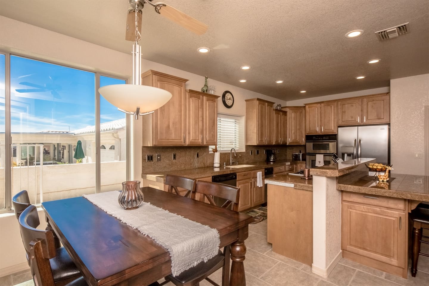 Dining Area and Kitchen