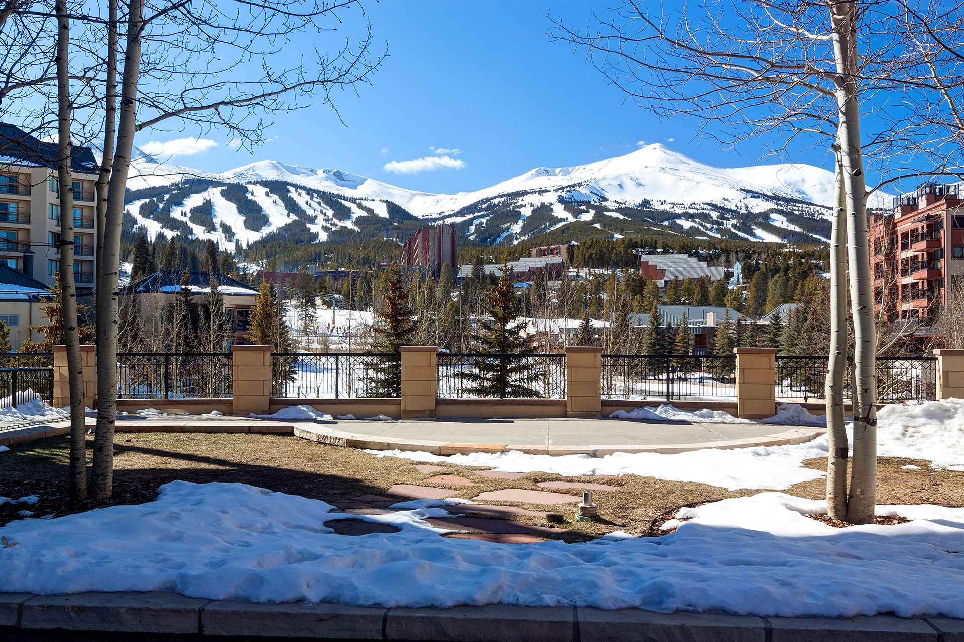 View from entrance of Resort