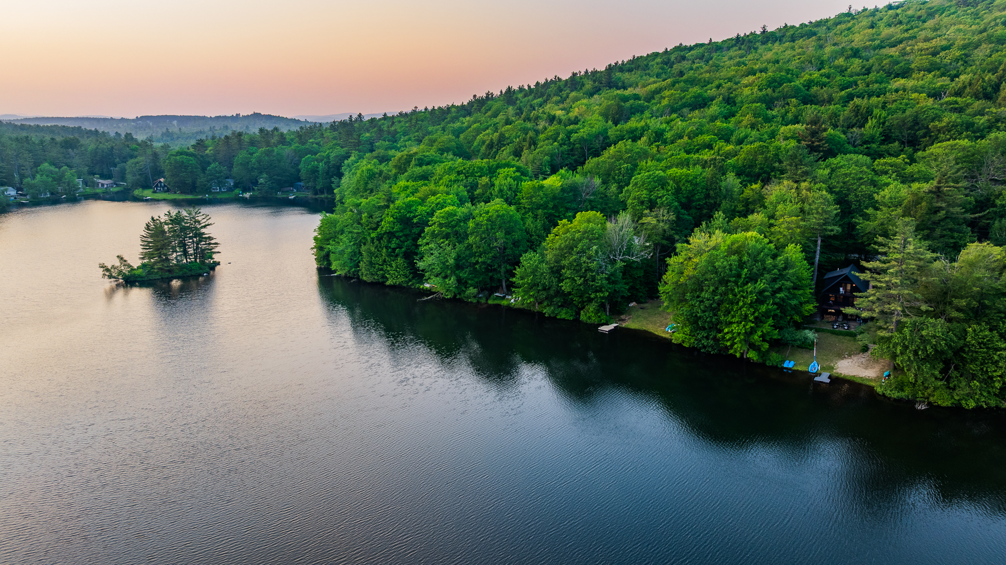 A view of the lake