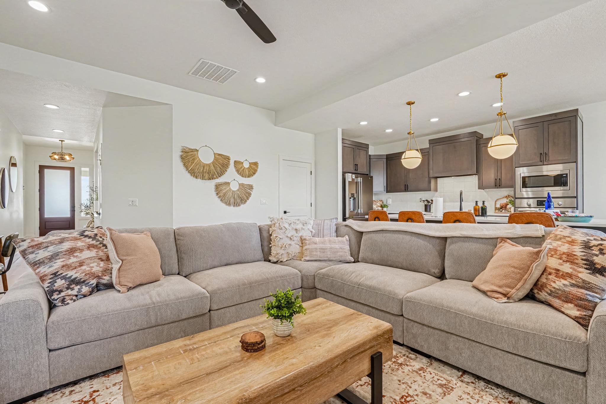 Bright and beautiful open living area designed for comfort and connection.