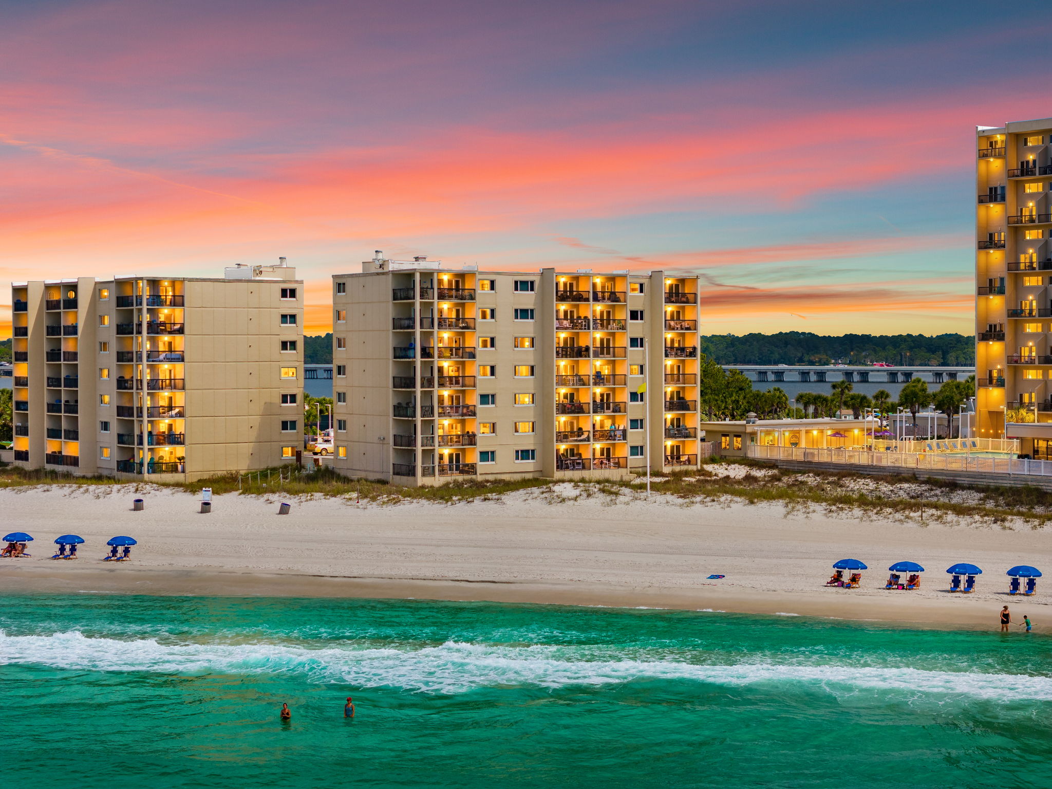 Pinnacle Port at Sunset