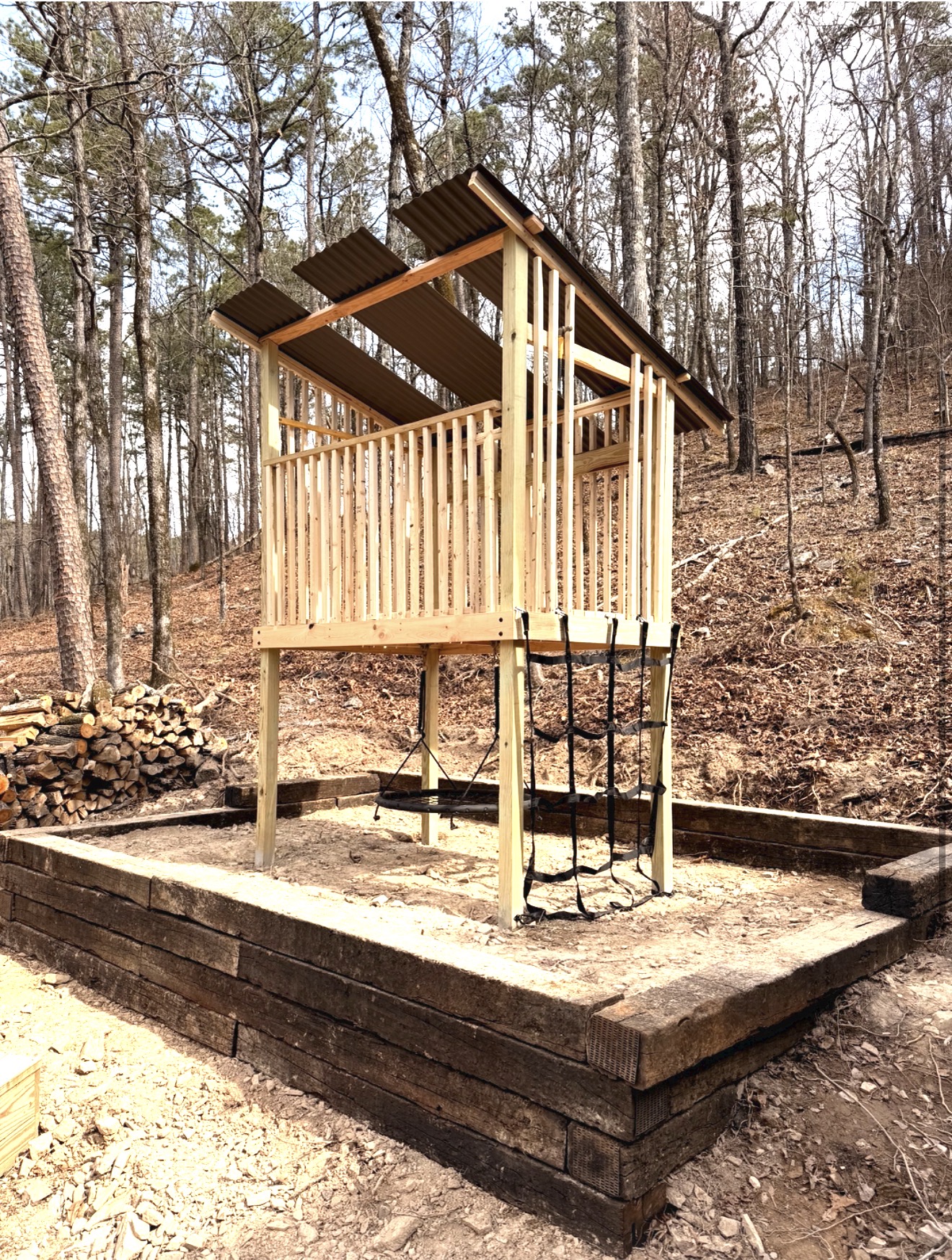 Kids can climb, play, and explore while you relax