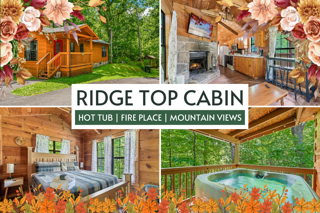 Private mountain cabin with hot tub, fireplace & epic Smoky views — the retreat you’ve been craving