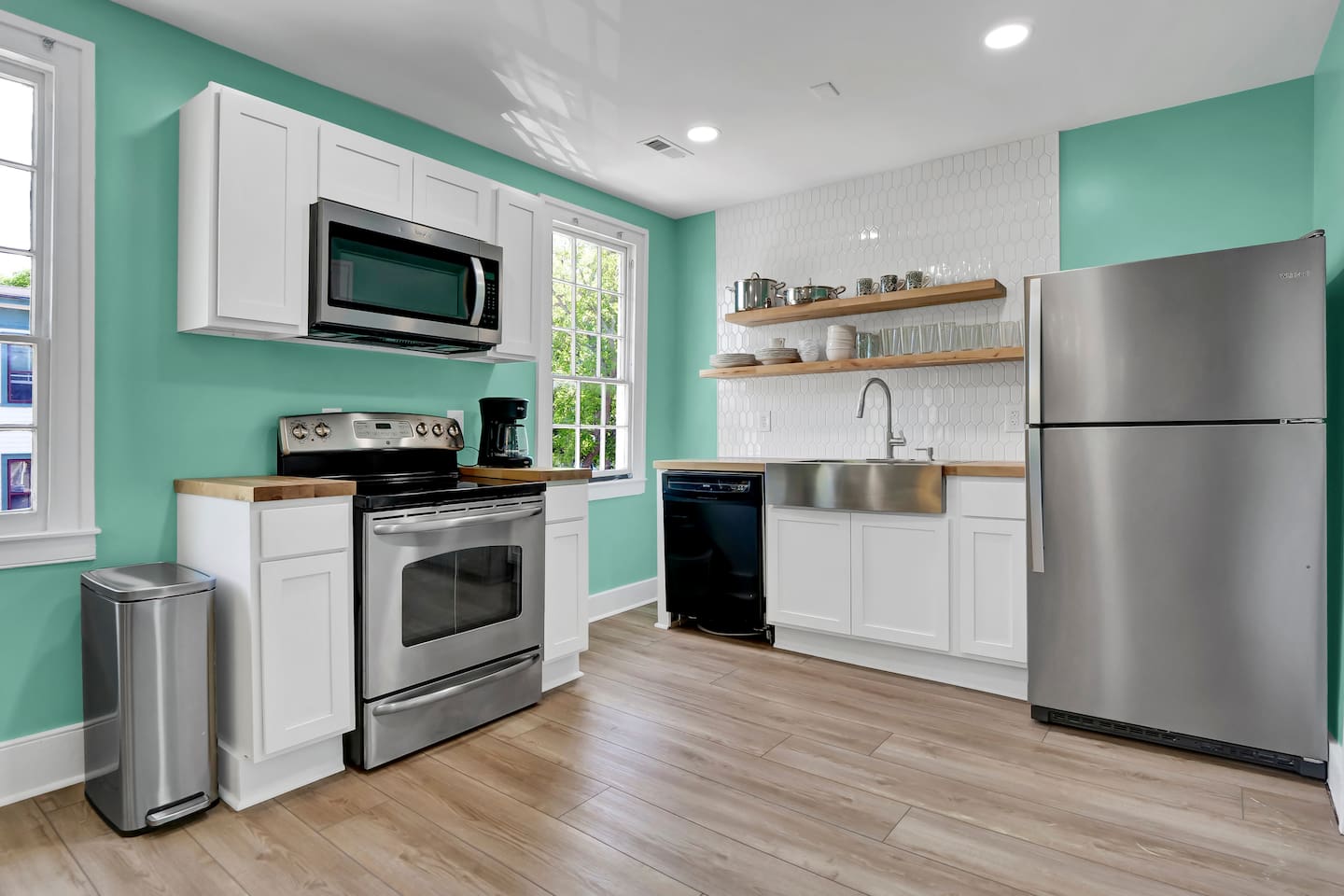 Upstairs kitchen