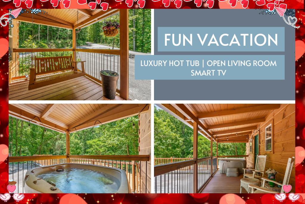 Private hot tub, cozy fire, Smart TV—your fun mountain getaway awaits!