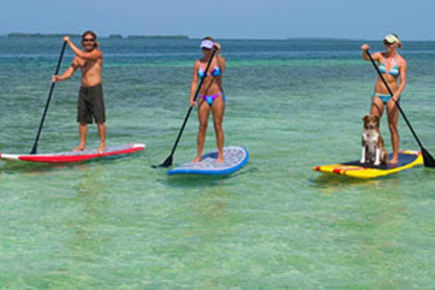 Paddle boarding is so much fun!