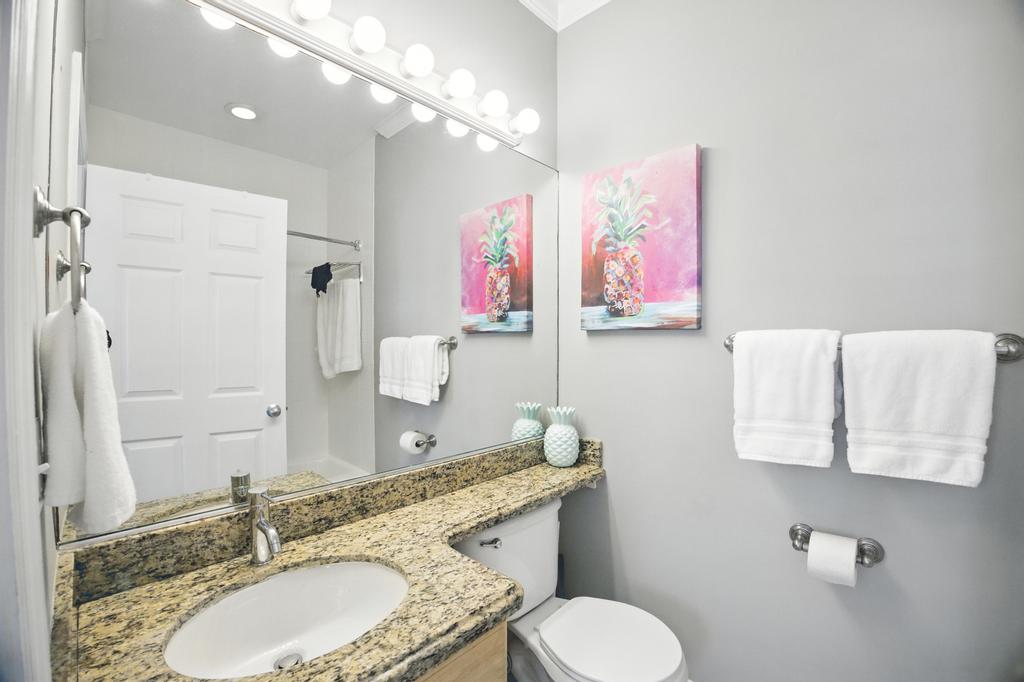Downstairs Bathroom Opens to Living Area