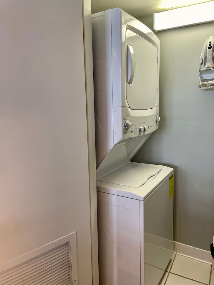 Laundry inside unit 