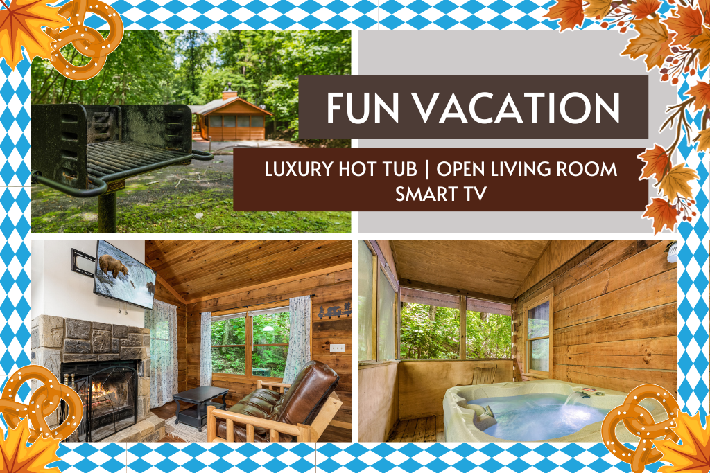 Smart TV, fireplace, and a hot tub? You just found your fun vacation