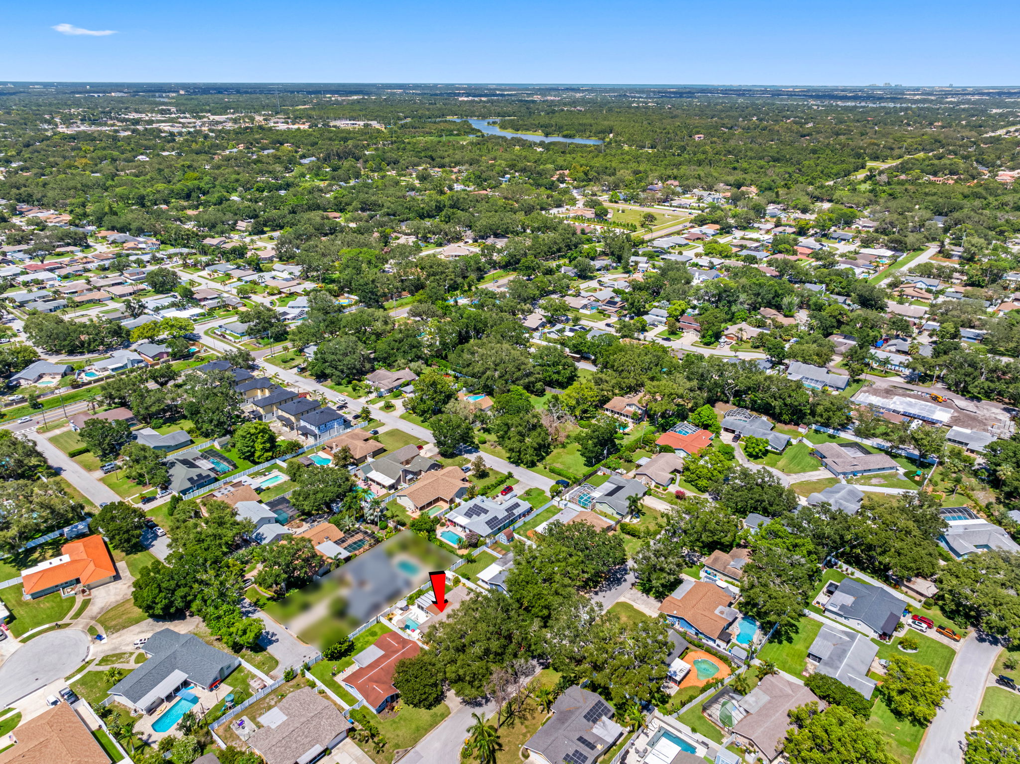 Aerial View of the Neighborhood