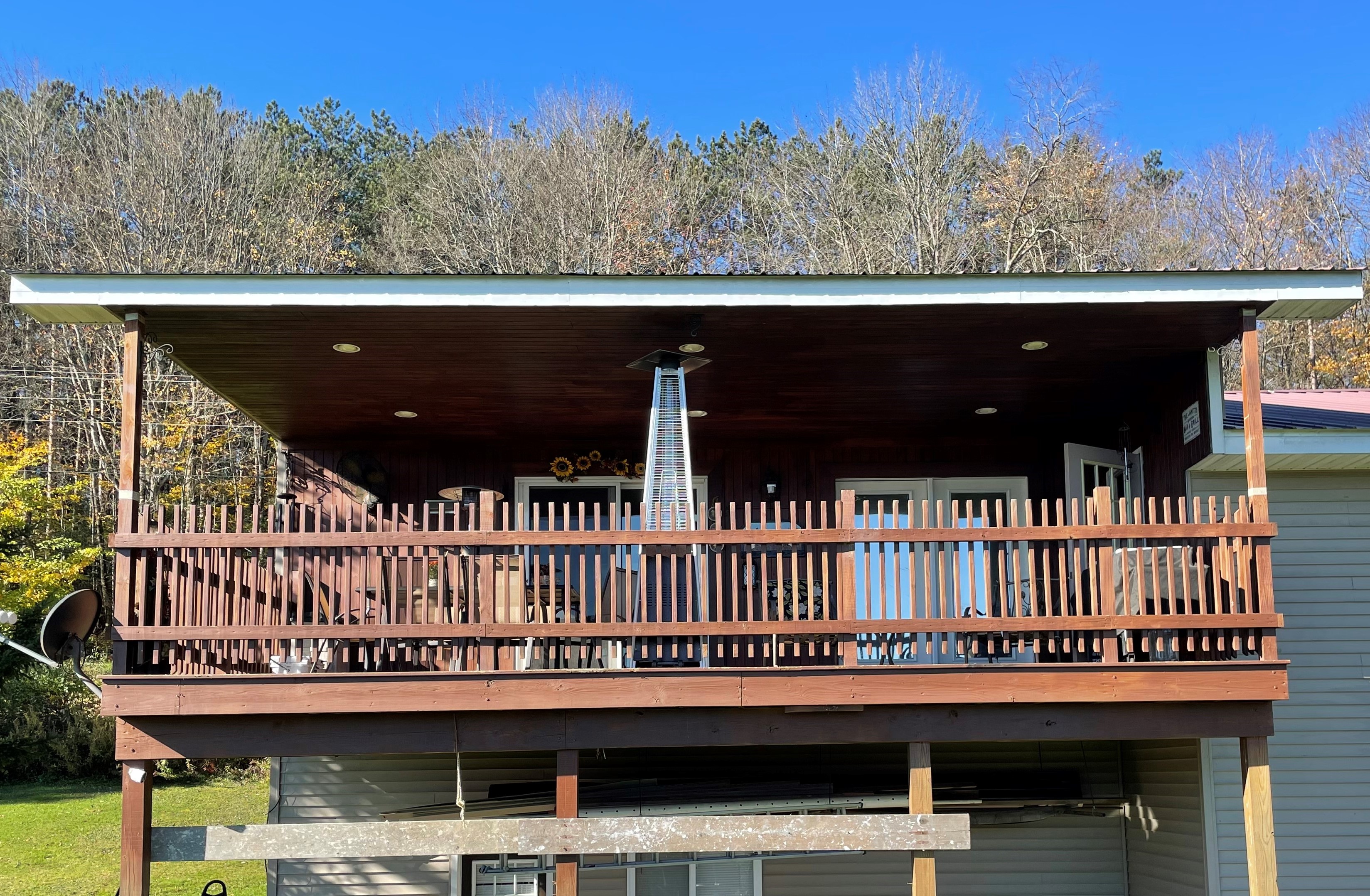 Big Sky balcony with doors to kitchen and living room