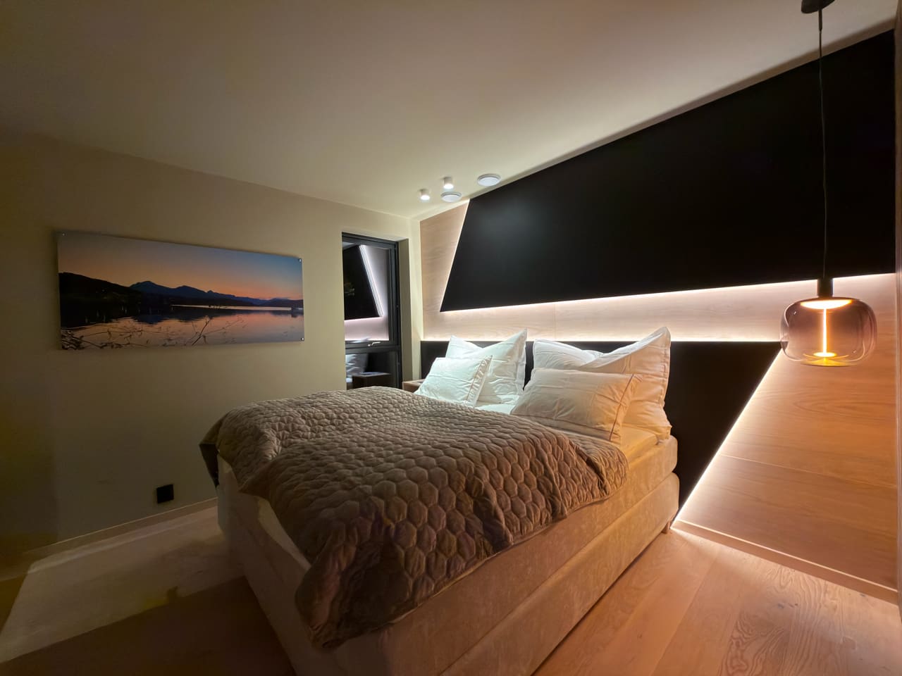 New master bedroom with scandinavian design