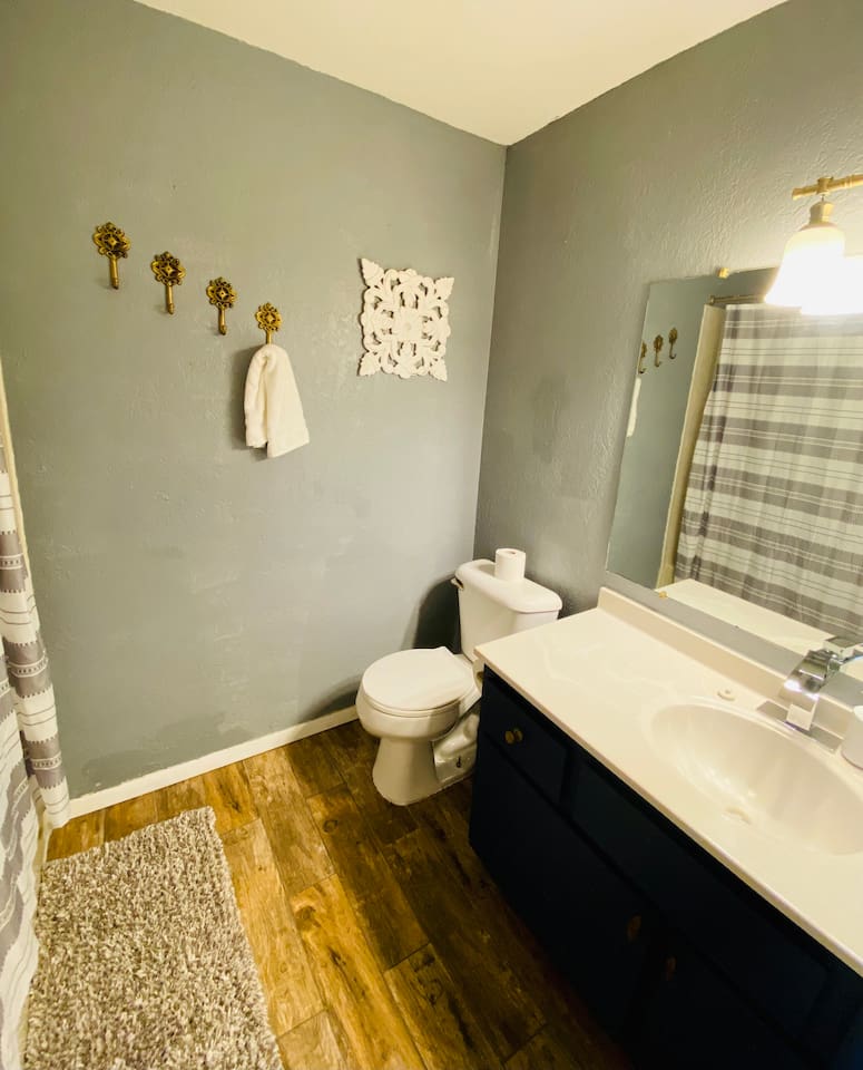 Bedroom 1 and 2 Shared Bathroom, Main Level