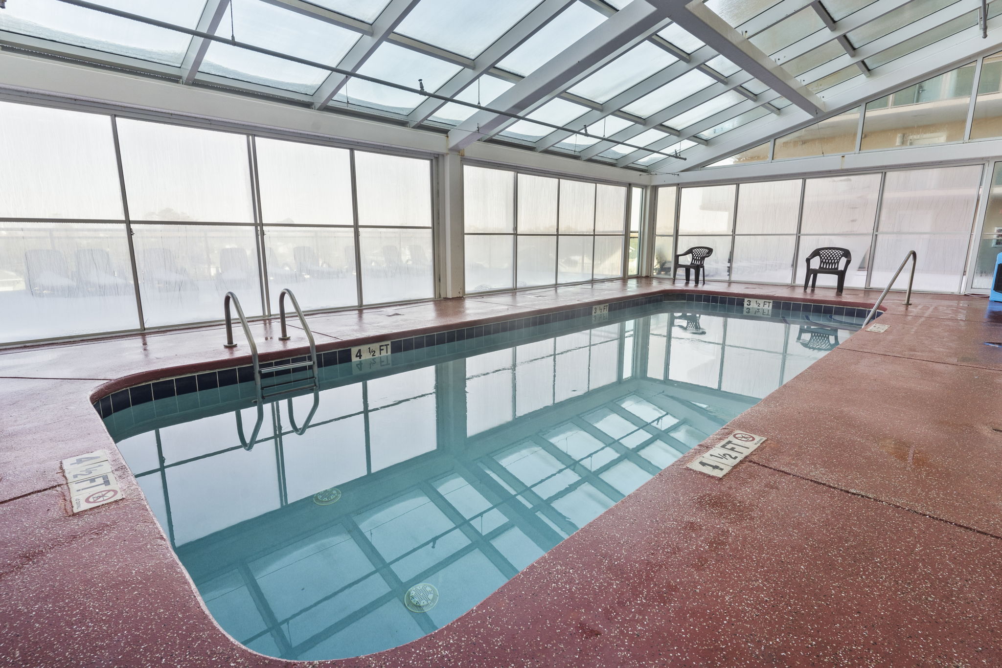 Heated indoor pool