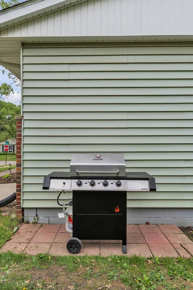 Grill up your favorite steaks or burgers on the patio.