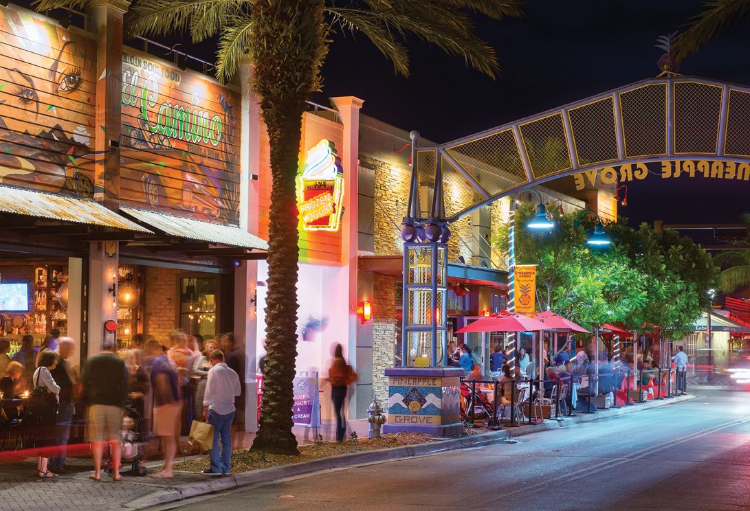 An easy walk to the Pineapple Grove Arts District