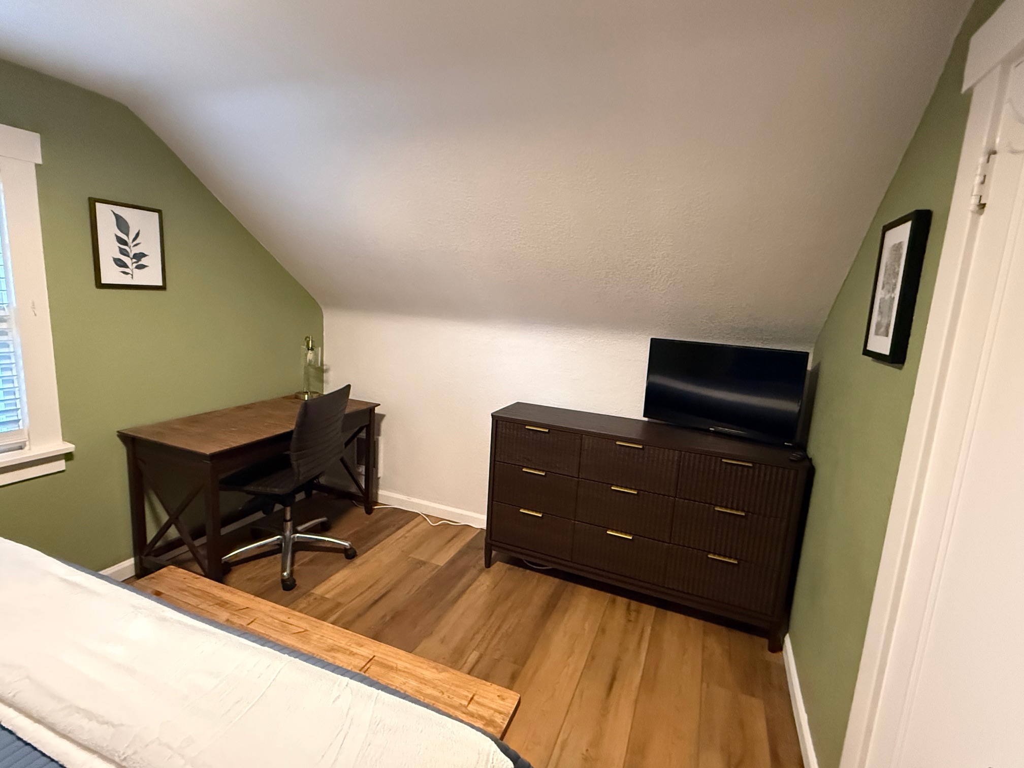 2nd King Bedroom with Desk / Office Space, as well as dresser and Roku TV