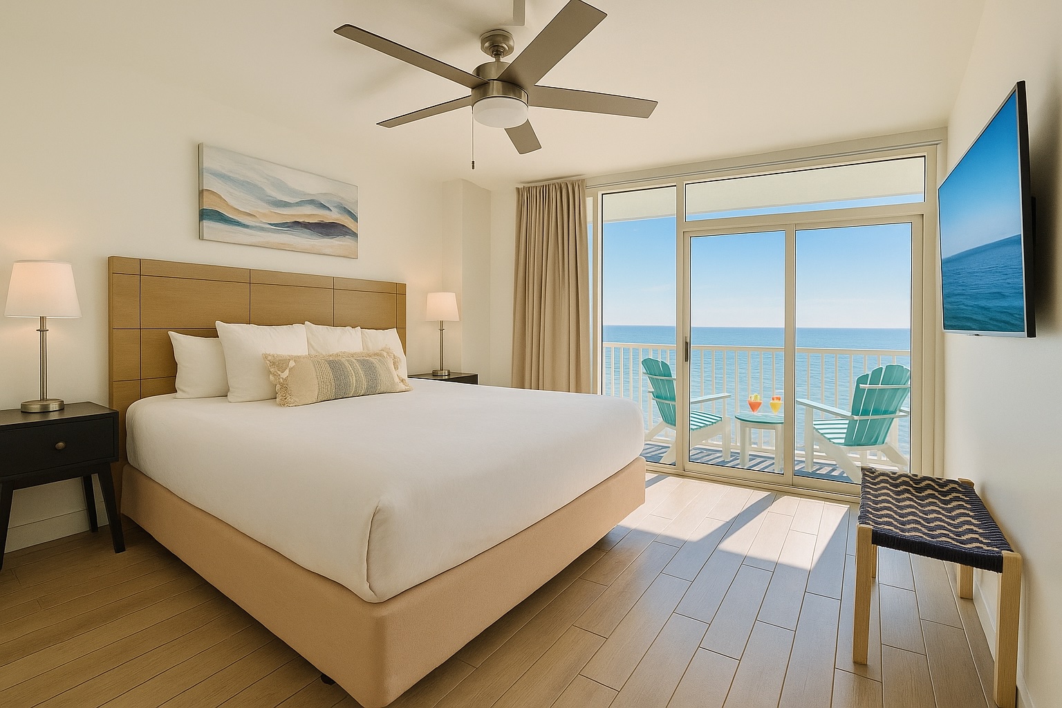 Ocean Front Master Bedroom