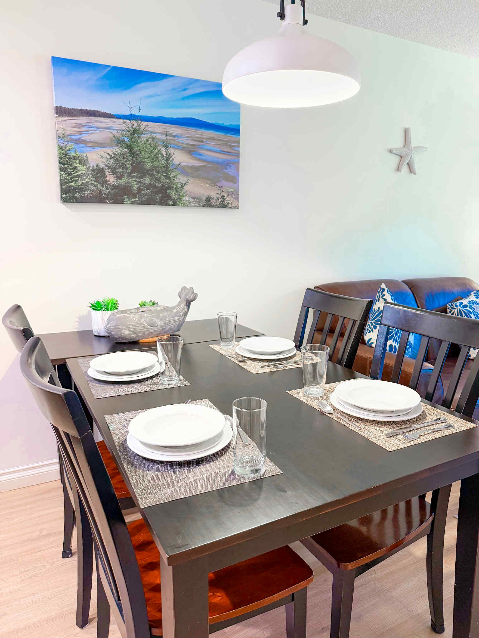 Unit A - Dining area.