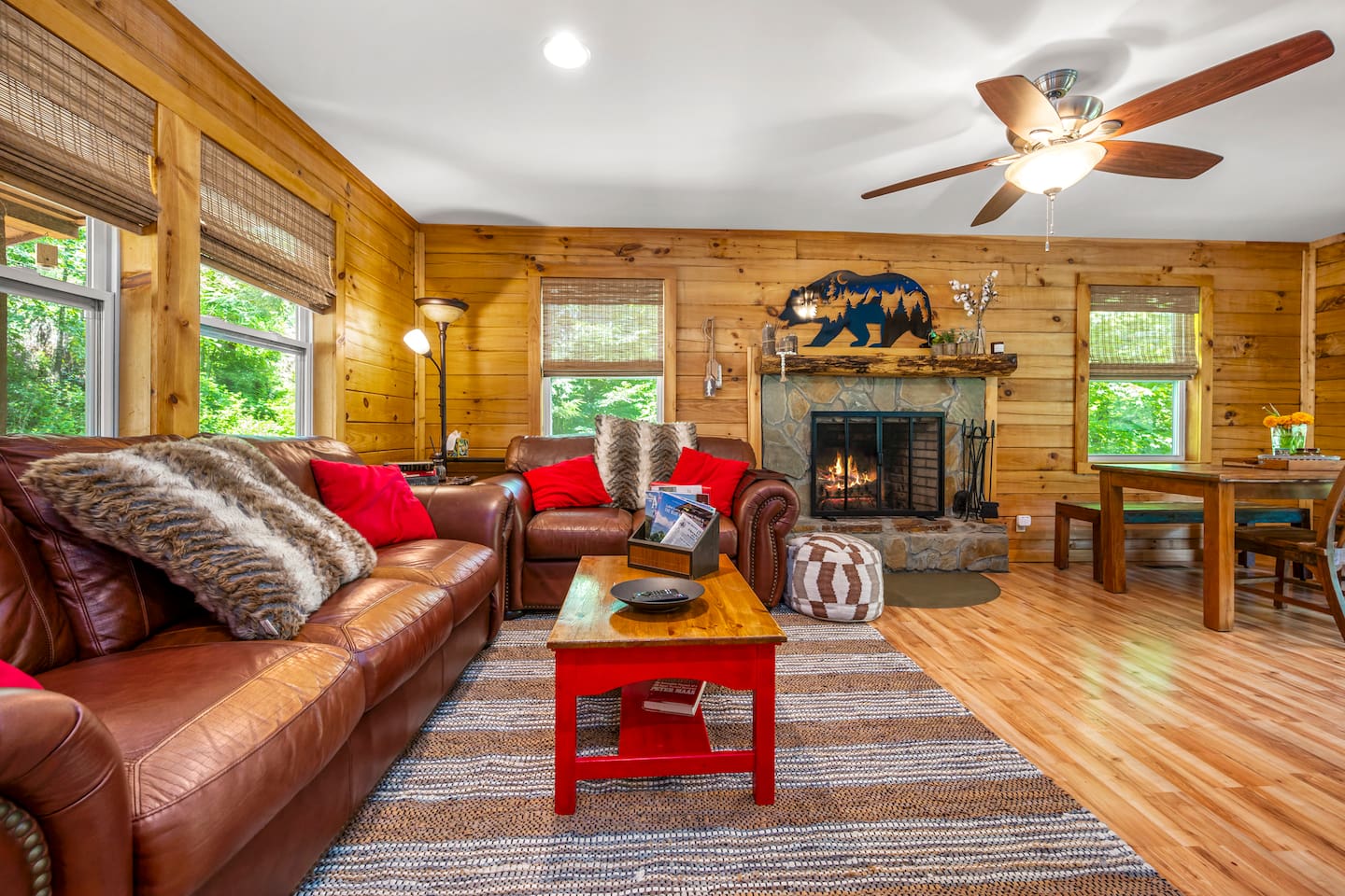 Main area of the cabin