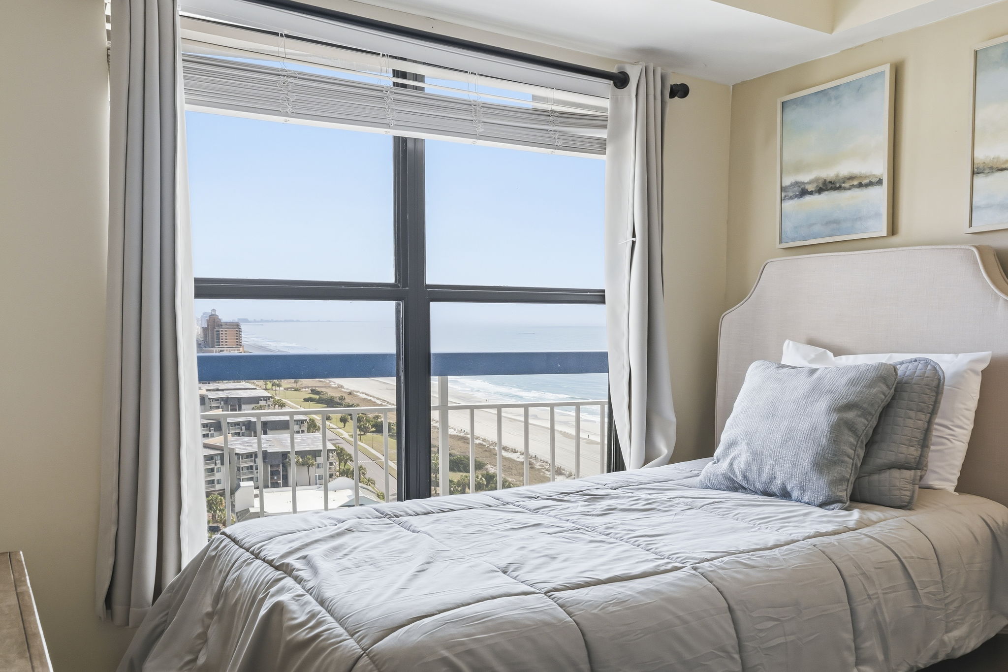 Ocean view from the third bedroom