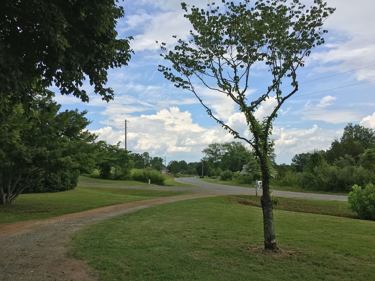 View from front door to the street
