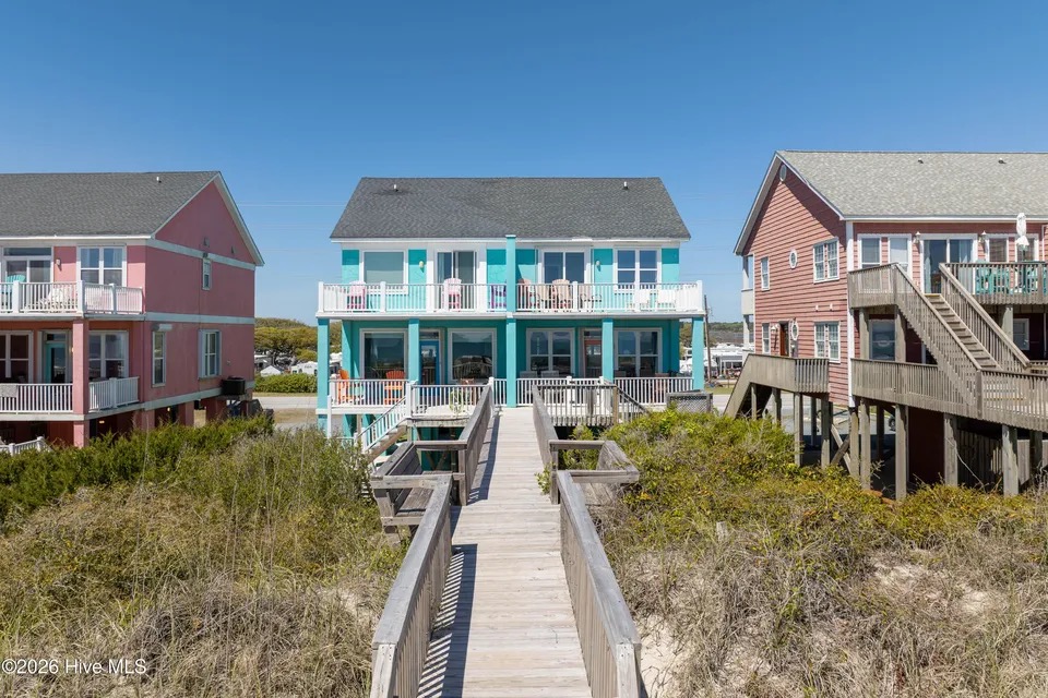 The easiest beach access... right out the back door!