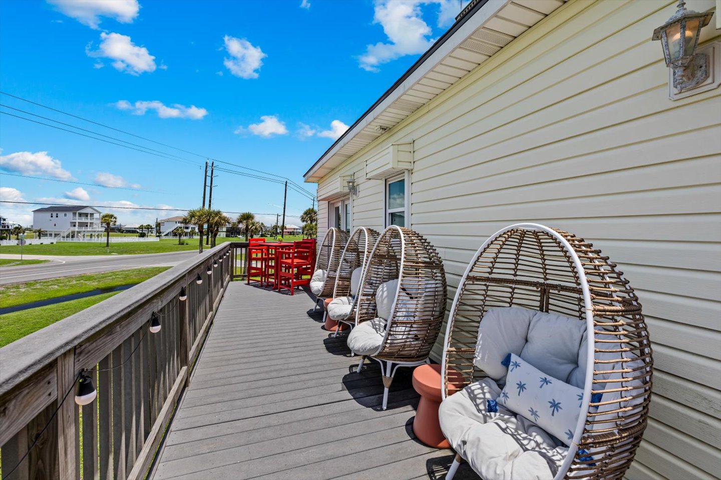 Outdoor living spaces for a little peace and quiet.  Each bedroom has access to large decks for morning coffee and teas, or a wind down drink in the evenings. Perfection! 