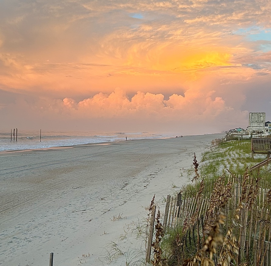 Beautiful views from the deck.