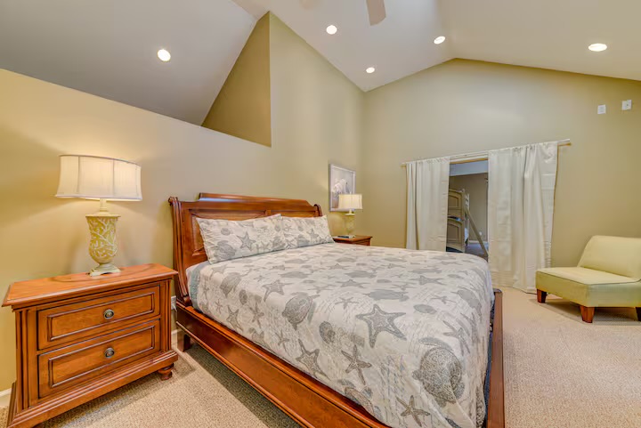 Primary bedroom separated