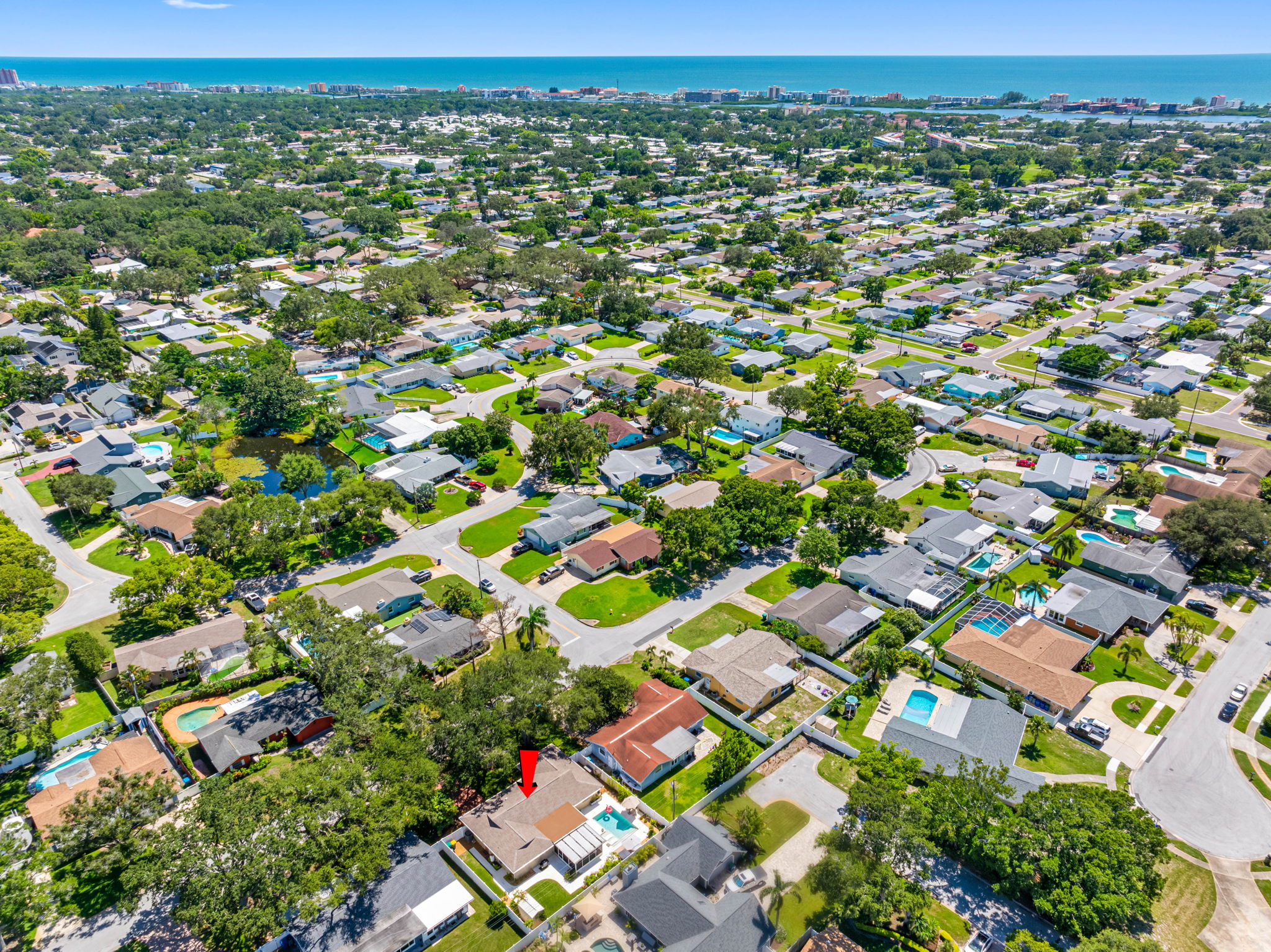 Aerial View of the Neighborhood