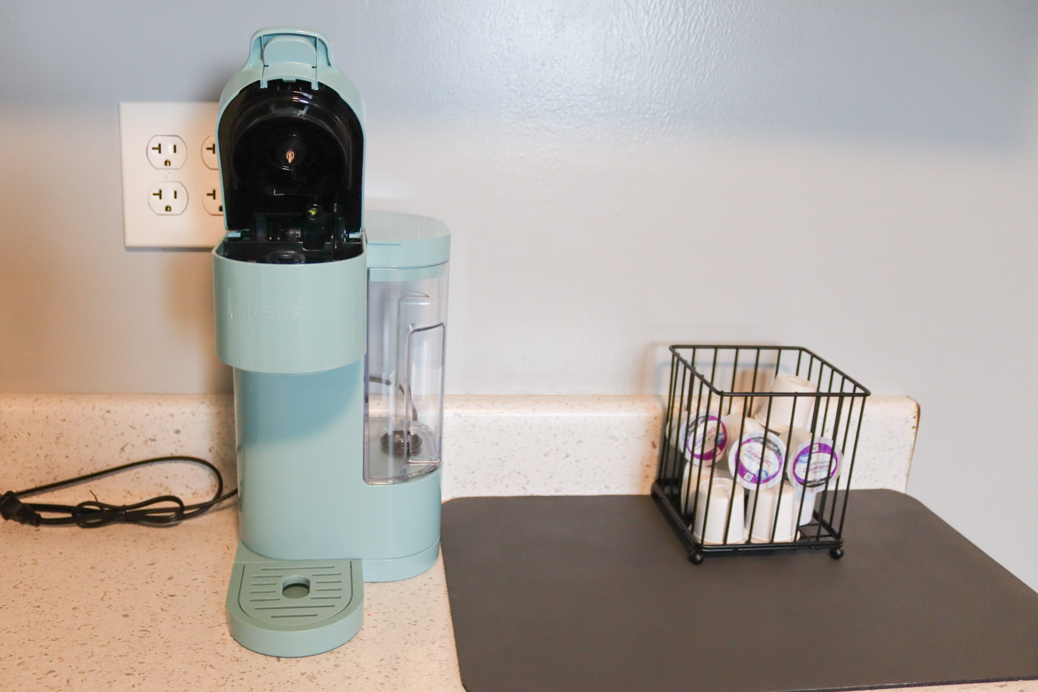 Your morning caffeine station - fully equipped