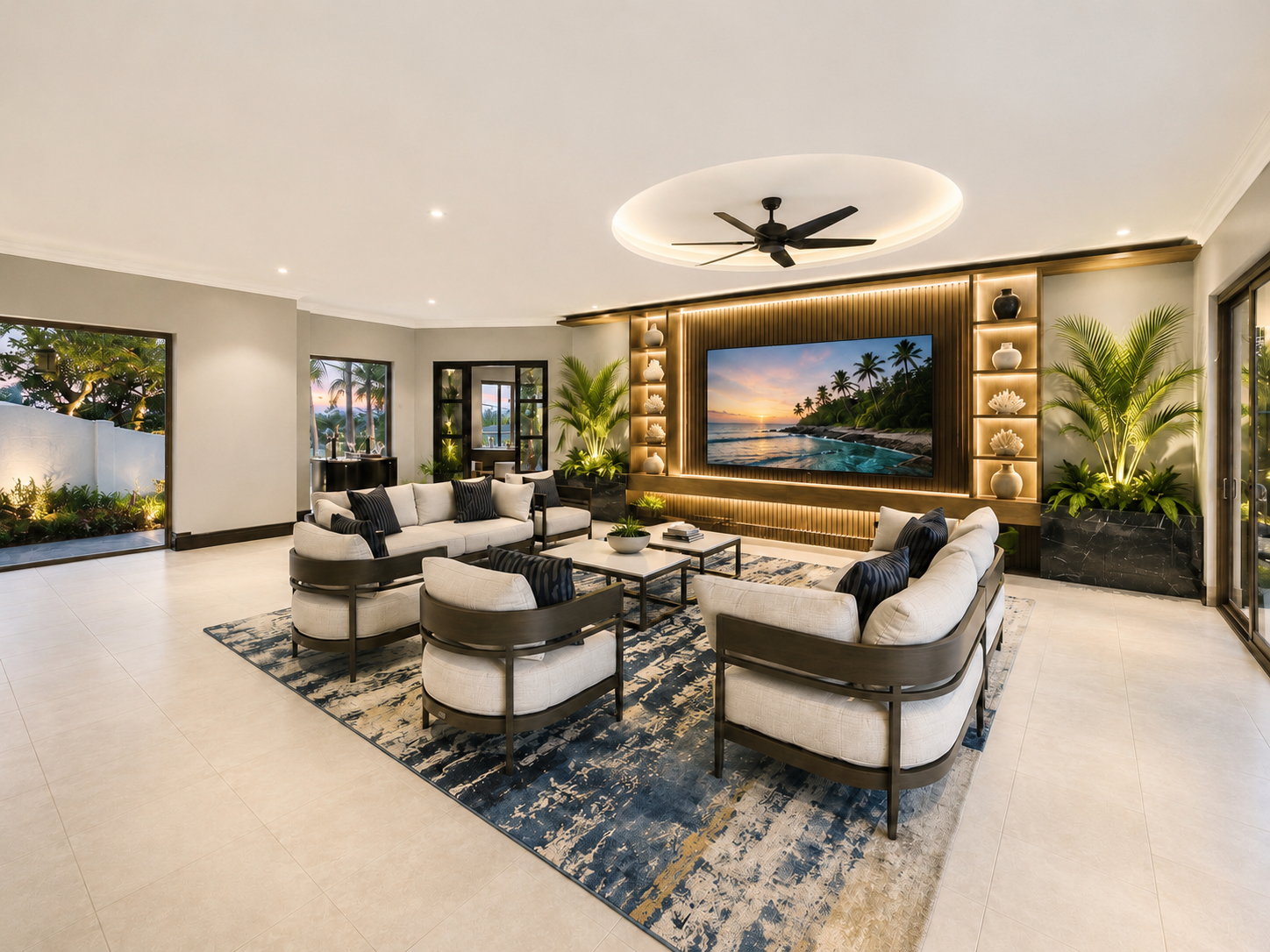 Entertainment Area with lots of seating