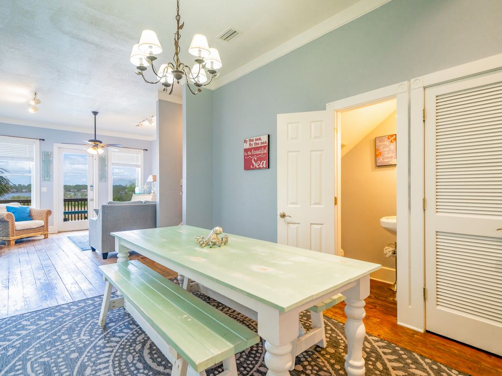 Dining Table & Half Bath