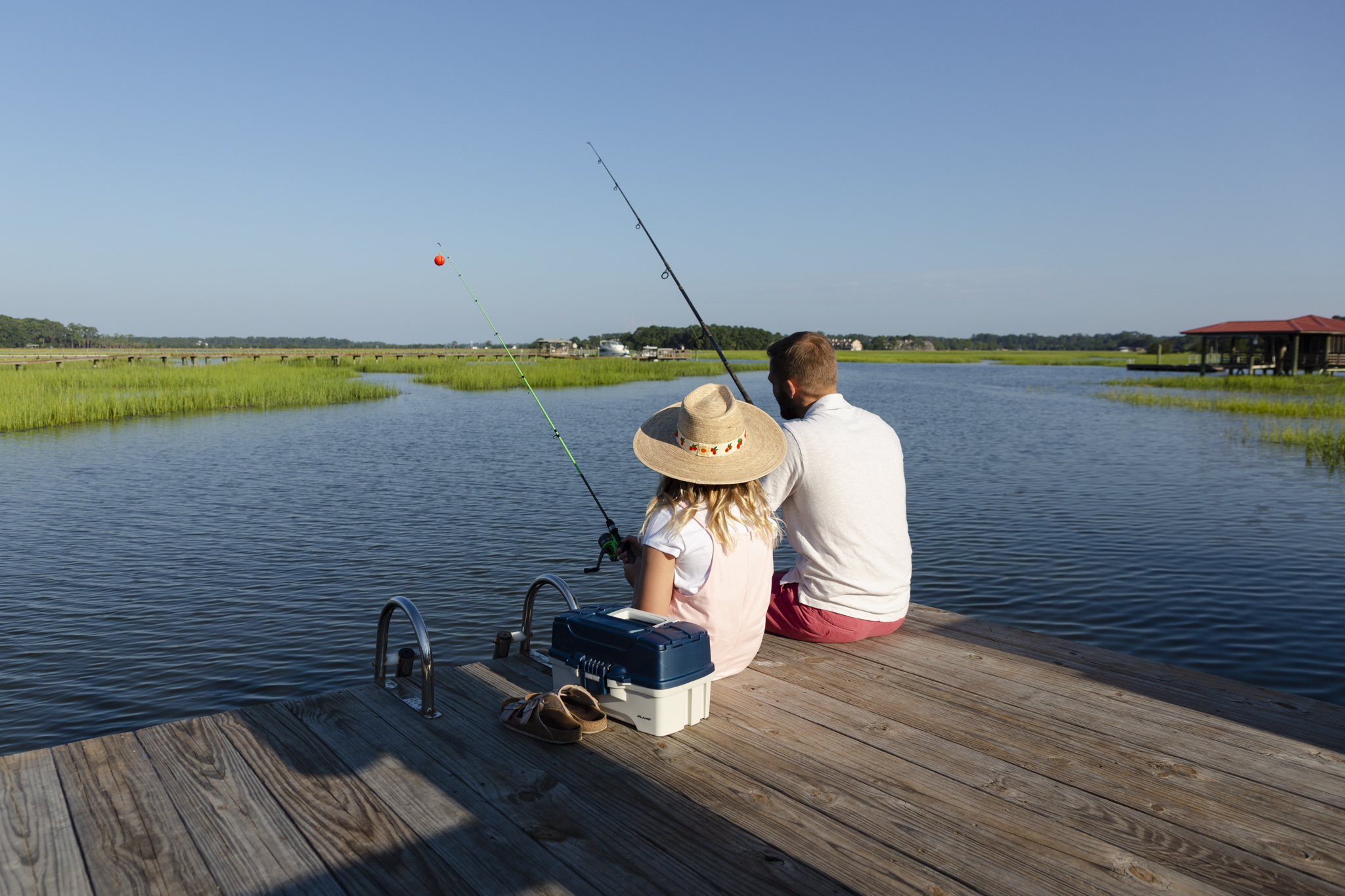 Make lasting memories fishing and crabbing right from your private dock.