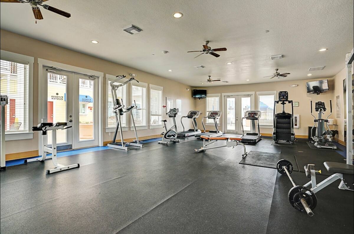 And a fitness center.