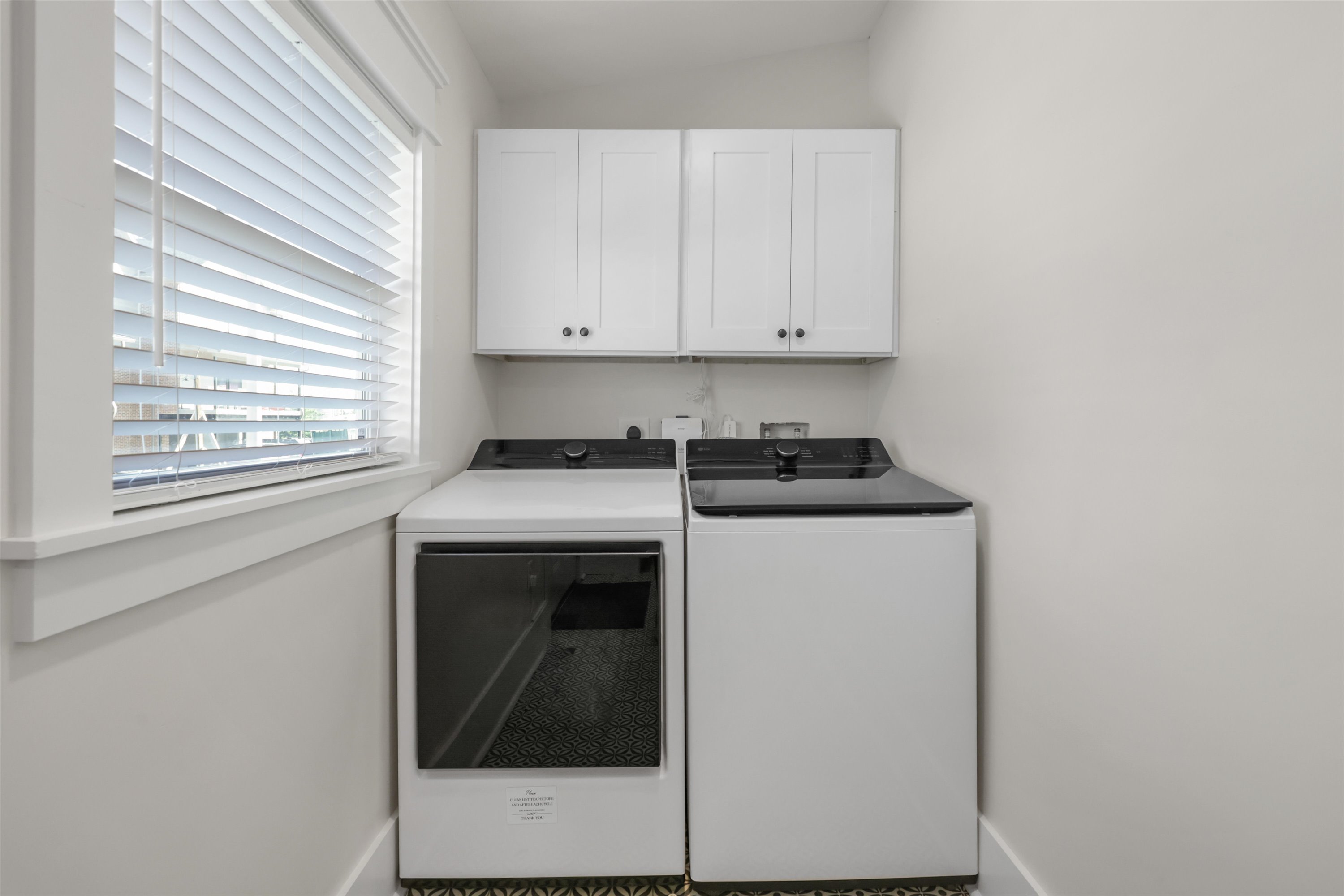 New washer and dryer!