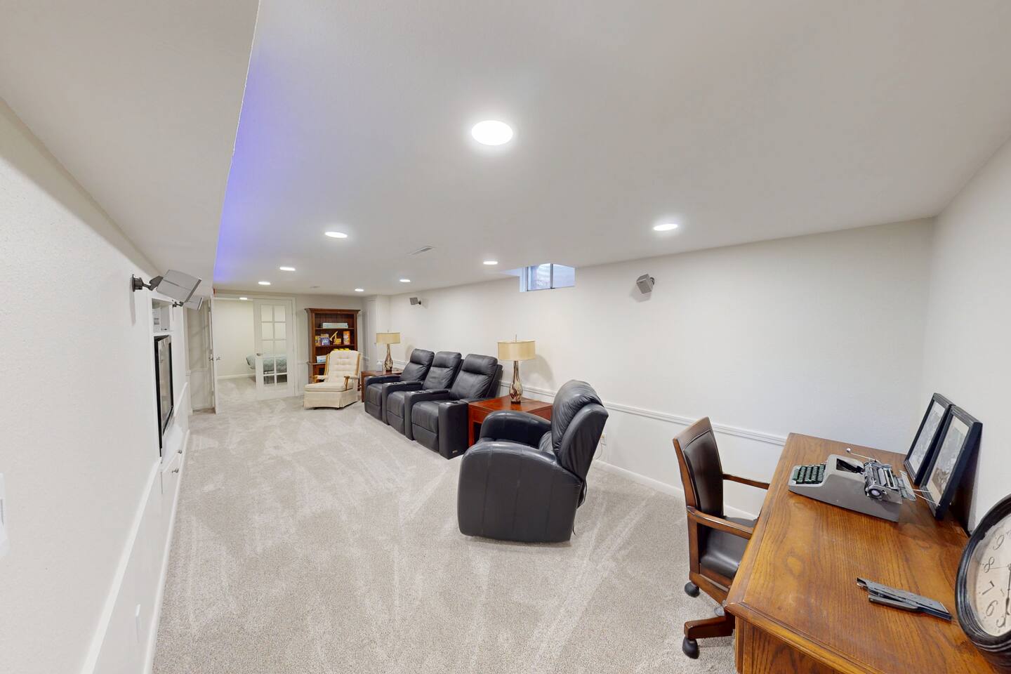 Family Room with Desk 