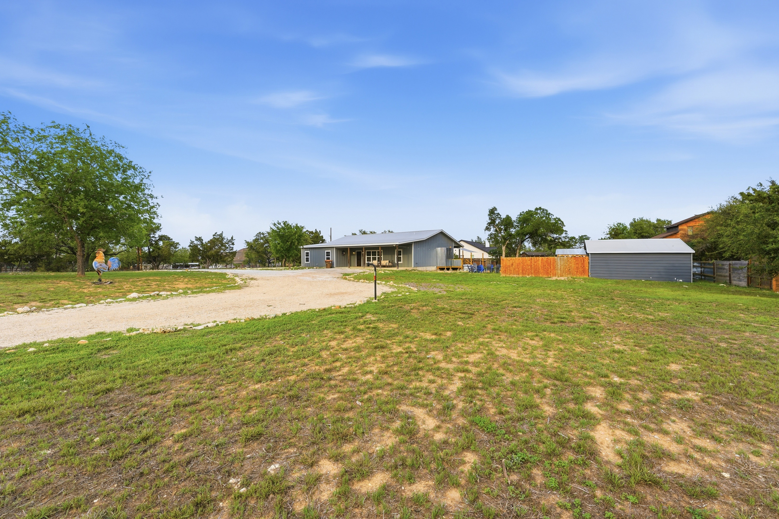 Open outdoor space to relax, play, or just enjoy the quiet