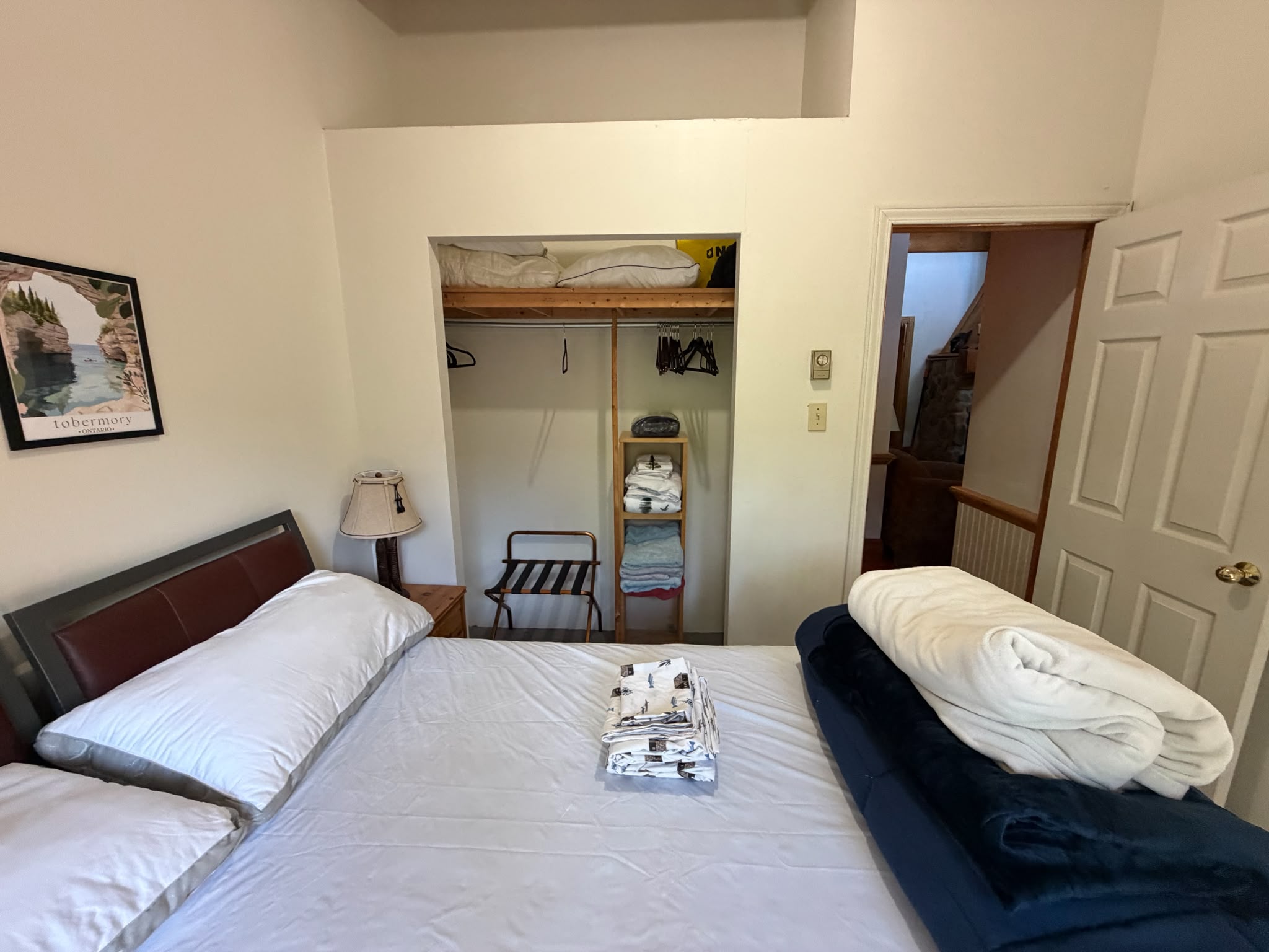 Bedroom C with closet storage
