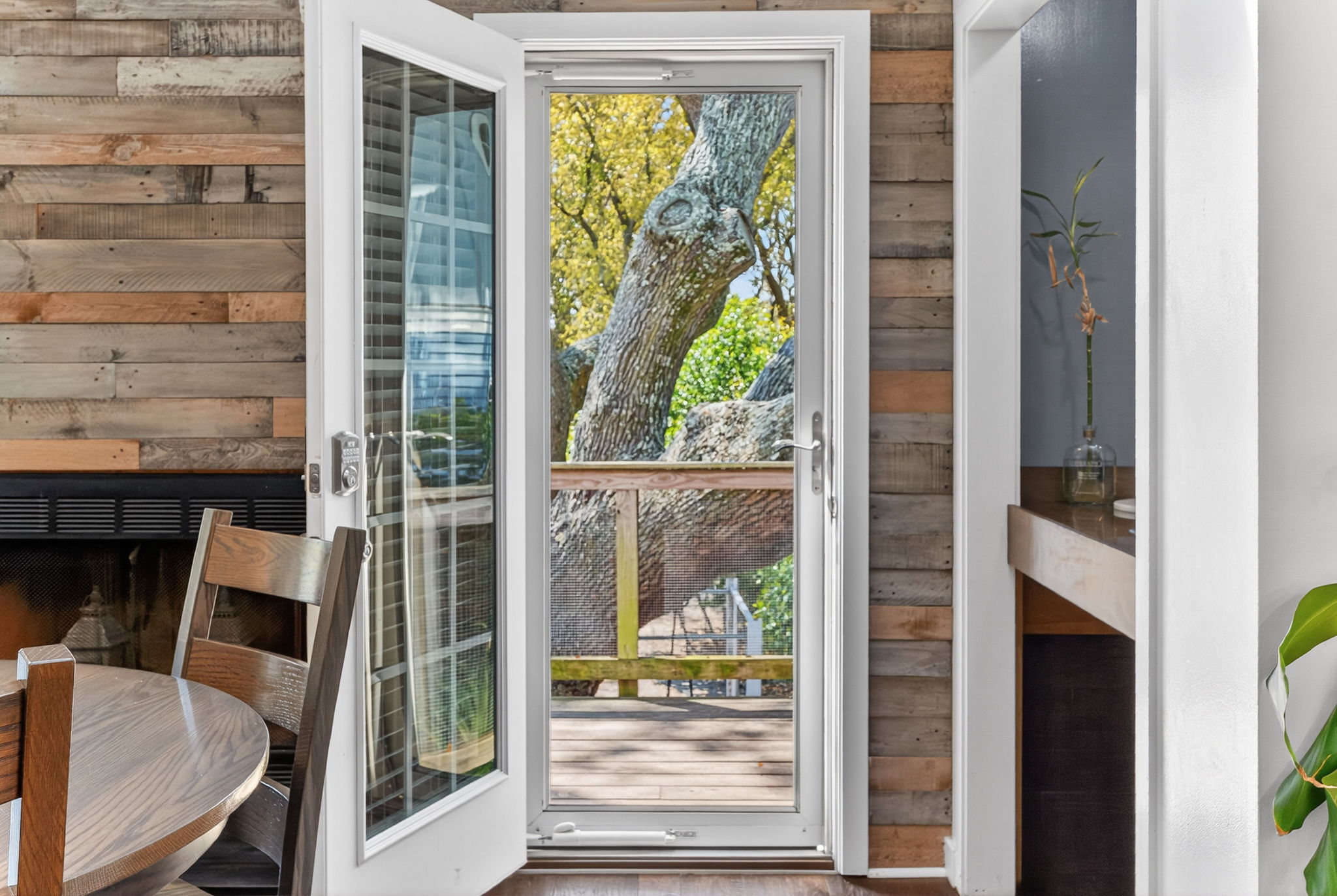 Walkway to back patio